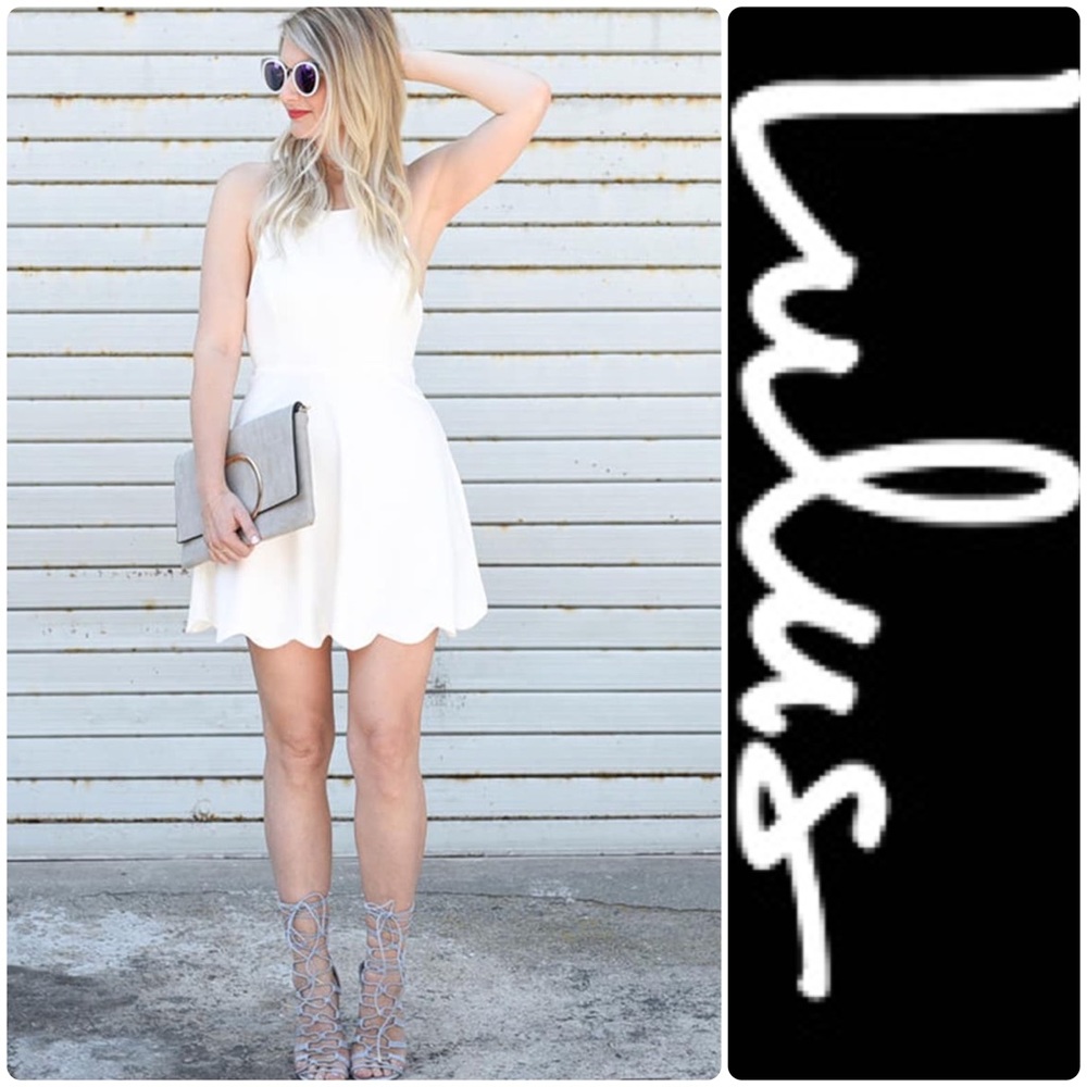 Lulus Play On Curves Ivory Backless Dress